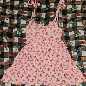 Pink Peach Mini Dress